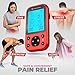 TENS Unit Muscle Stimulator Pro for Back Pain Relief, Shoulder Recovery and Physical Therapy, Electronic EMS Massager Machine with PMS Pulse for Effective Shock Therapy, Red