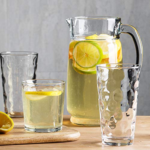 Home Essentials & Beyond HE-4645 Glassware Set 18 Piece Mixed Drinkware. Set Of 6 Glass Tumblers 17 Oz. thumb #4