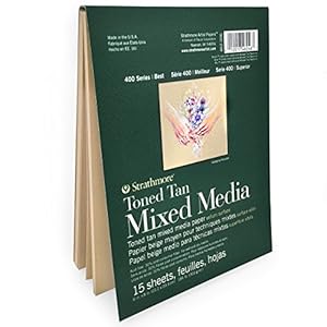 Strathmore Toned Tan Mixed Media Papier, 15 Blatt