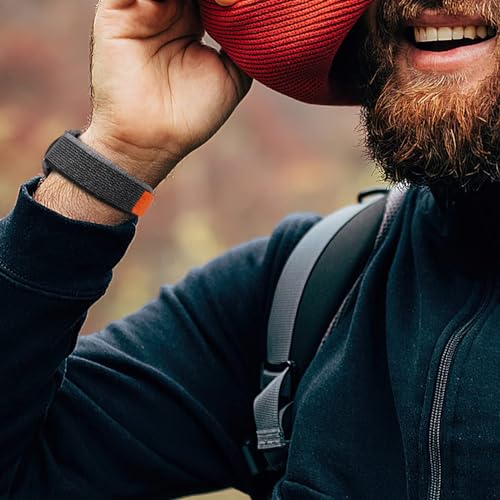 Yujunlulue Trail Loop Band Compatible with Apple Watch Band 49mm 45mm 44mm 42mm 41mm 40mm 38mm Men Women, Nylon Sport Loop Bands for Apple Watch Ultra 2&1 iWatch Series 9 8 7 SE 6 5 4 3 2 1