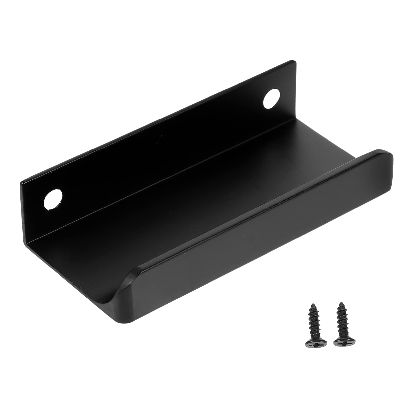 HOUDERCO 1 Set Embedded Handle Hose Folding Bracket Wine Decanter Retro Handle Teardrop Decoration Artist Empty Lidded Small Pan Plug LED Bulbs Handicraft Decoration Black Aluminum Alloy