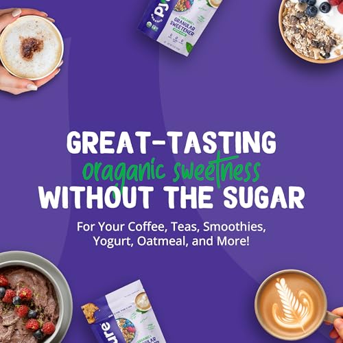 Image of Pyure Organic Stevia Sweetener | Zero Carb Sugar Substitute, 44 lb Bulk | Bulk organic stevia sweetener for baking, restaurants, coffee, keto, diabetic, vegan, zero sugar, zero calorie diets