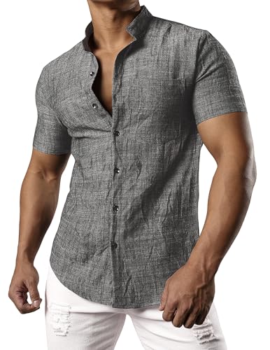 Chemise en lin homme coupe droite JOGAL - Matière noble et finitions premium