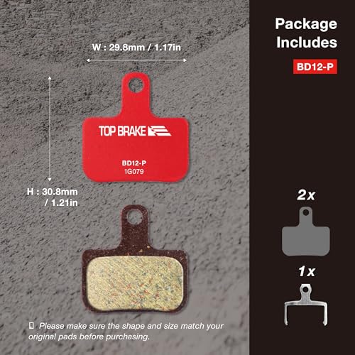 Image of TOP BRAKE Disc Bike Brake Pads Compatible with SRAM Level Ultimate /T /TL /TLM B1, Force eTap AXS, Red eTap AXS (Gen. 2) | MTB eMTB Gravel Cross-Country(XC) Racing Trail