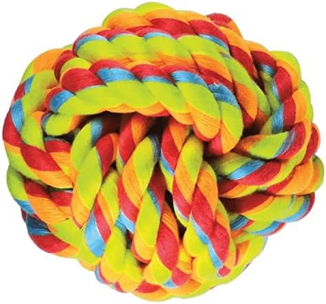 JAMBO PET Brinquedo Bola Colorida Com Corda Resistente Feita em P...