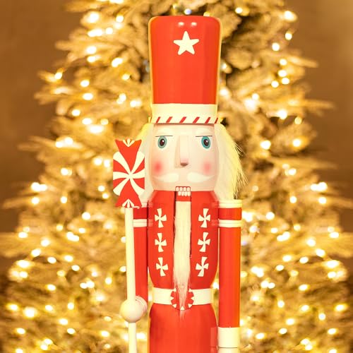 KI Store 120 cm Weihnachten Nussknacker Lebensgröße Groß XXL Holz...