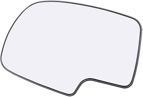 Brock - Espejo de repuesto para puerta lateral con base compatible con Silverado Suburban 00-06 Tahoe Sierra Yukon y XL 99-07