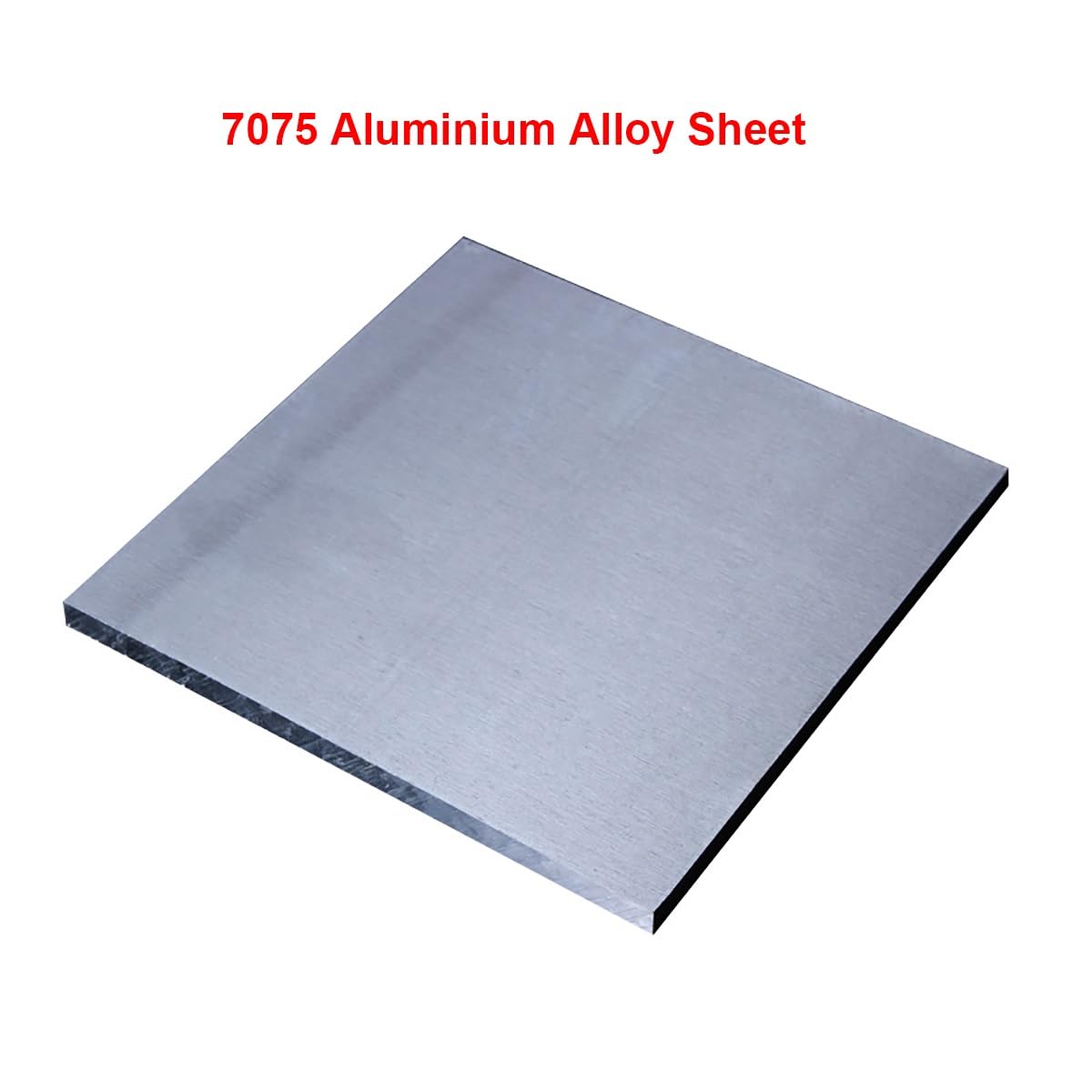 Wandplatten 1 Stück 7075 Aluminiumlegierungsblech, DIY-Hardware, Aluminium-Brettblock, dick, superhart, 10 mm Dicke Riffelblech (Size : 10x100x450mm)