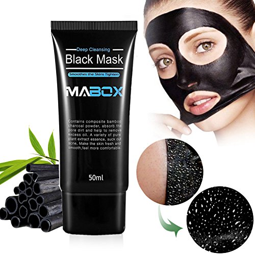 Blackhead Remover Mask, Black Peel-off Mask, Deep Cleansing Purifying Charcoal Peel off Mask (50 ML)