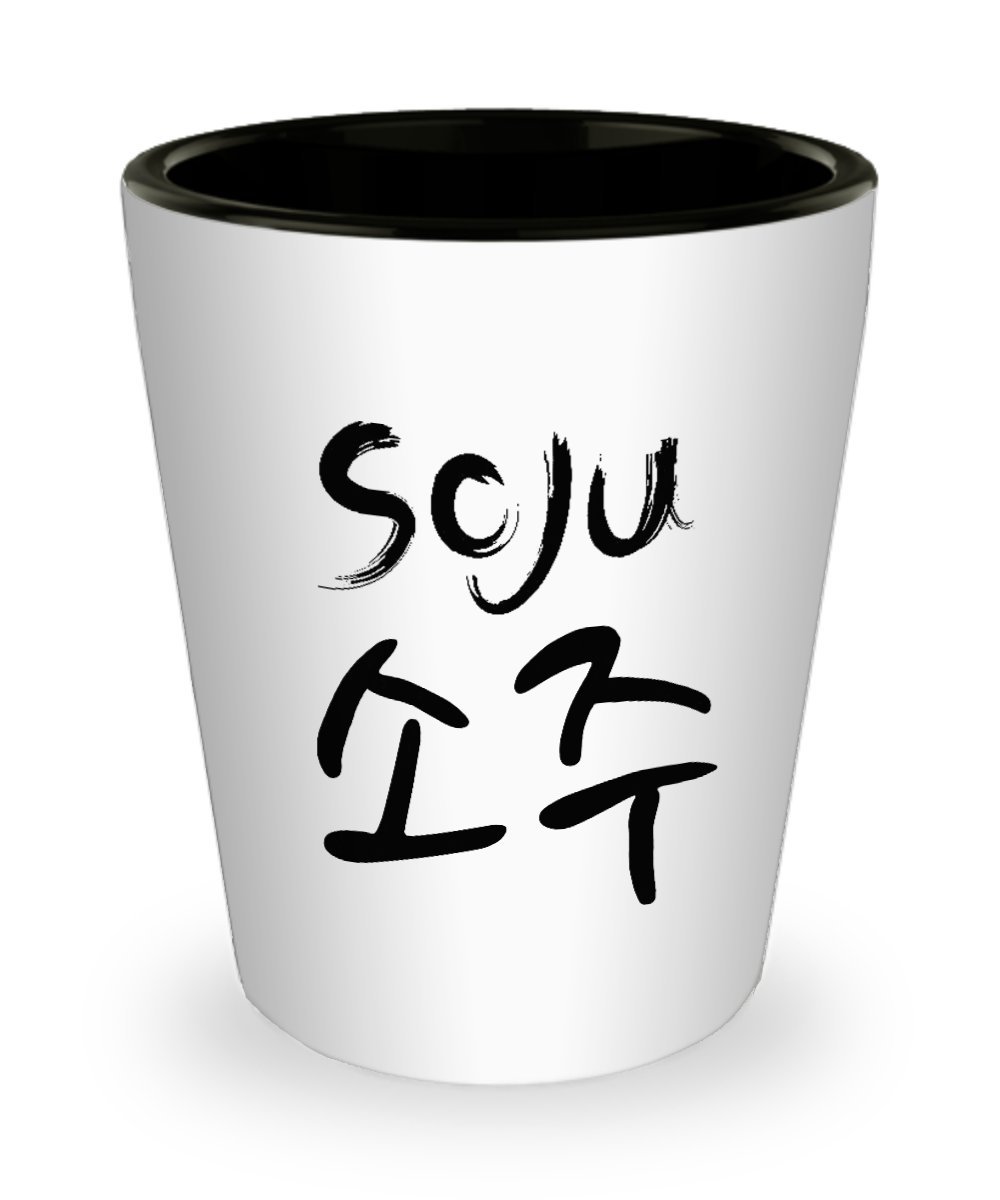 Korean Soju shot glass - unique ceramic gift shot glasses (1)