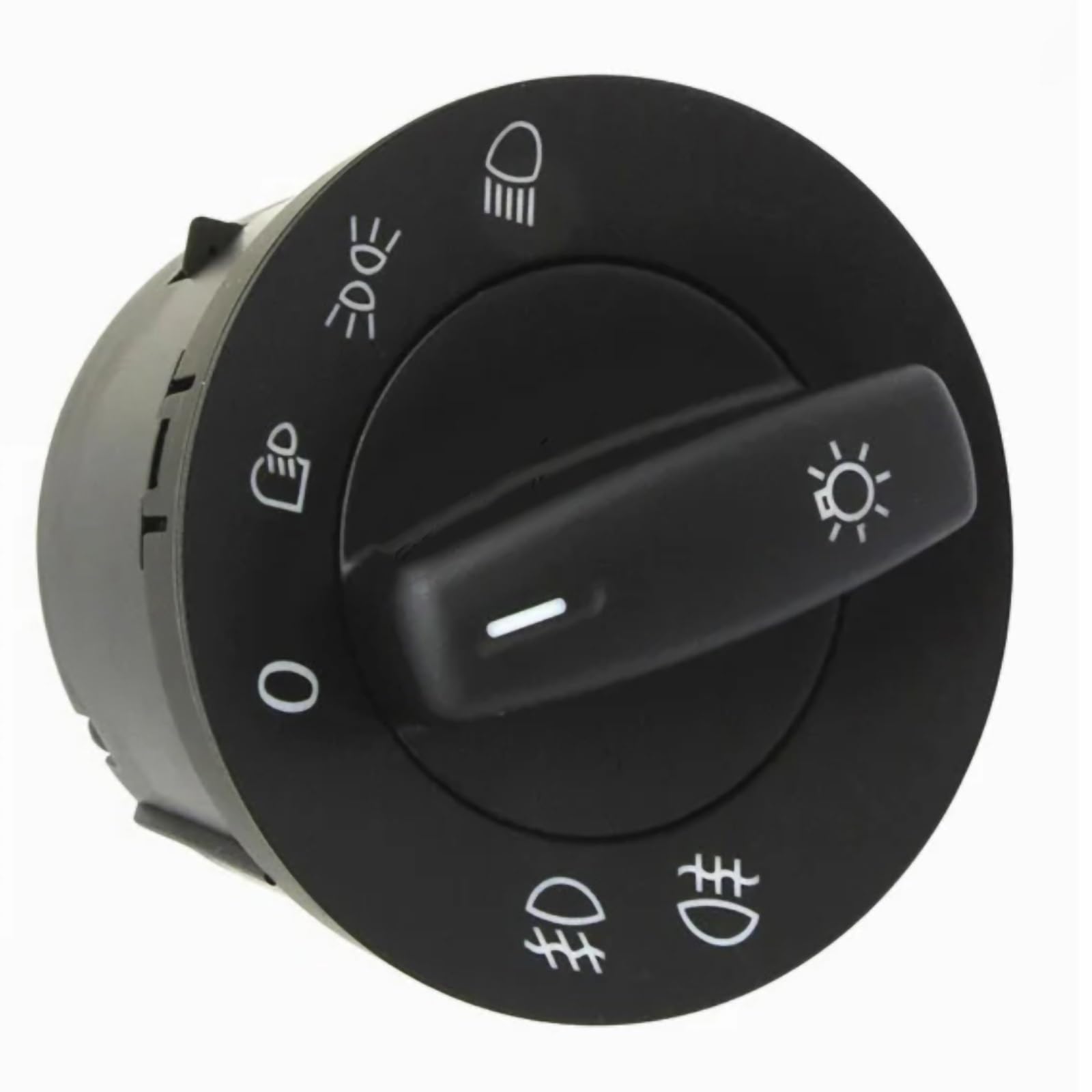 Kompatibel Mit VW Für Touran 2003 2004 2005 2006 2007 2008 2009 2010. Auto-Scheinwerferschalterknopf, Integrierte Schalter, Knopfteile, OEM: 5KD941431B Auto-Hauptlichtschalter