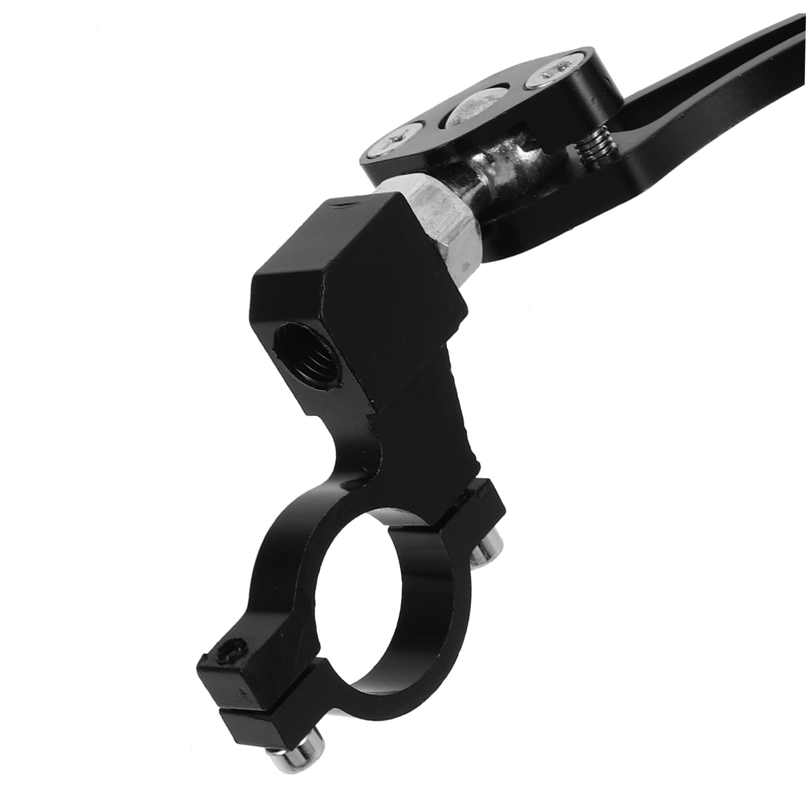 Specchio Retrovisore per Bici 360° Nero 1 Paio Lega Alluminio | Ampio Angolo, Rotazione Completa, Montaggio Semplice, Compatibilità, Accessorio Manubrio