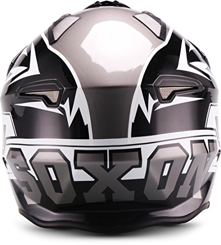Soxon SR-400 Storm Casco semi-integrale Moto
