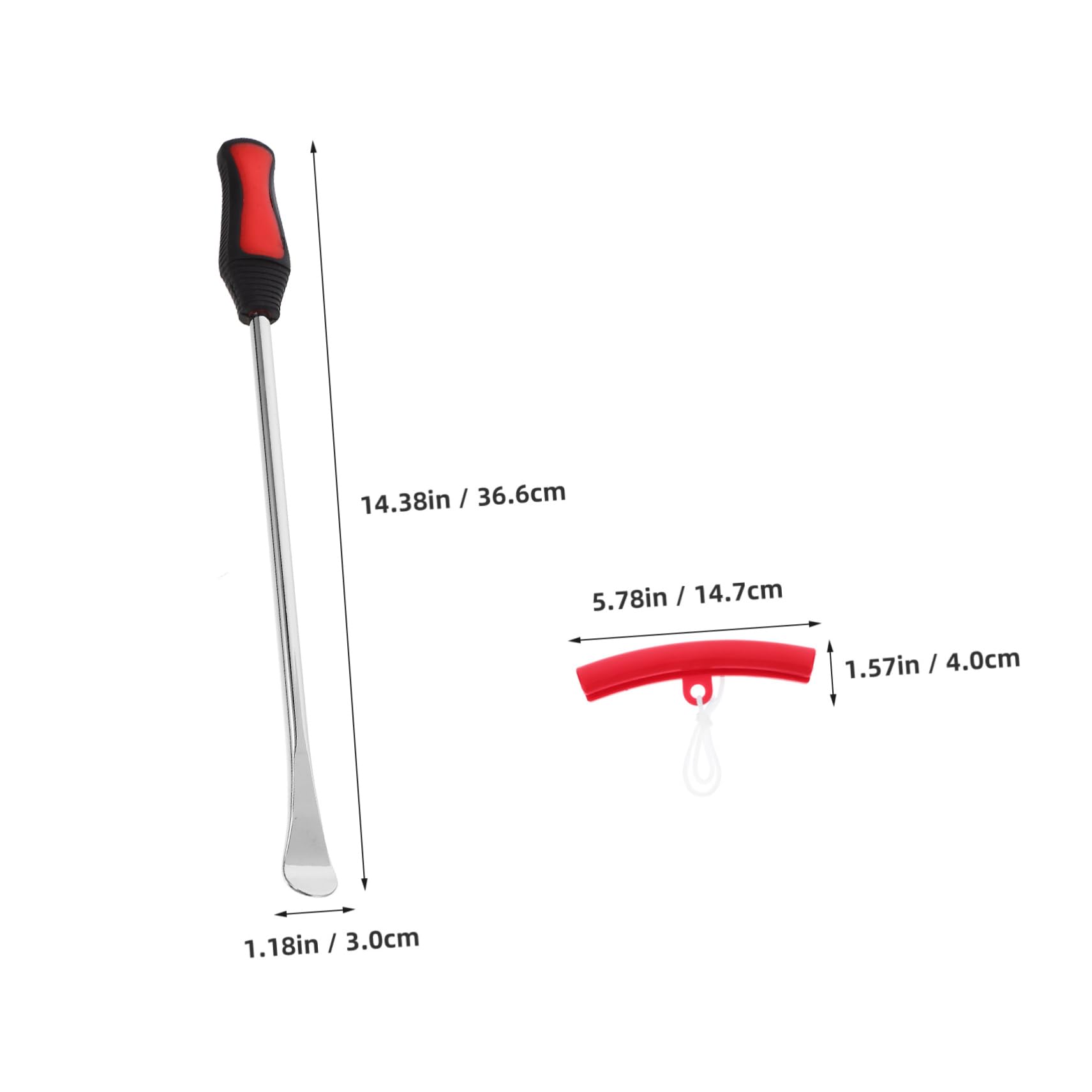 Cabilock 1 Set Tire Changing Tool Kit with Ergonomic Grip Tire Spoons Rim Protectors Includes Storage Pouch for Easy Organization Durable Construction for Bike Motorcycle Maintenance