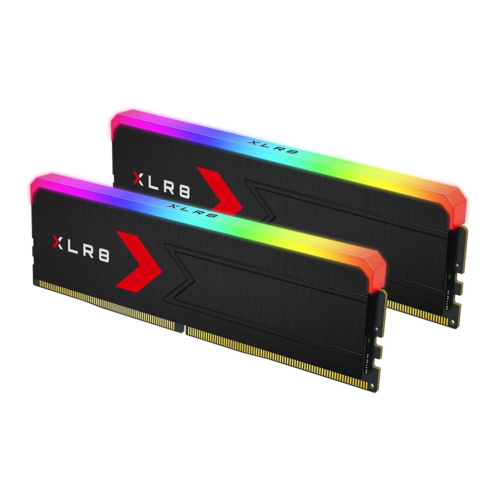 PNY XLR8 Gaming Epic-X RGB™ 64GB (2x32GB) DDR5 RAM 6000MHz CL30 1.4V (XMP/Expo Compatible) Desktop Memory Kit