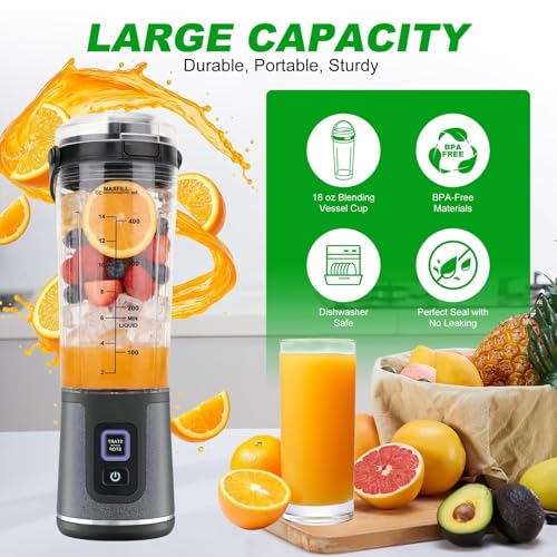 Vaso de licuadora compatible Ninja Blast 18oz miniatura 4