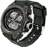 Herren Uhren Sport Jungen Militär Digitaluhr Sportuhren Armbanduhr Jungen Tactical Watch Outdoor 5 ATM Wasserdicht Große Elektronische Uhren Männer Wecker Stoppuhr Countdown