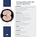 Getino Silicone Bands Compatible with Samsung Galaxy Watch 7 Band 6 5 4 Active 2, 20mm Watch Strap Soft Sport Loop for Garmin Vivoactive 5 Watch Band Vivoactive 6 3 Venu Sq Bands for Women Men, Blue