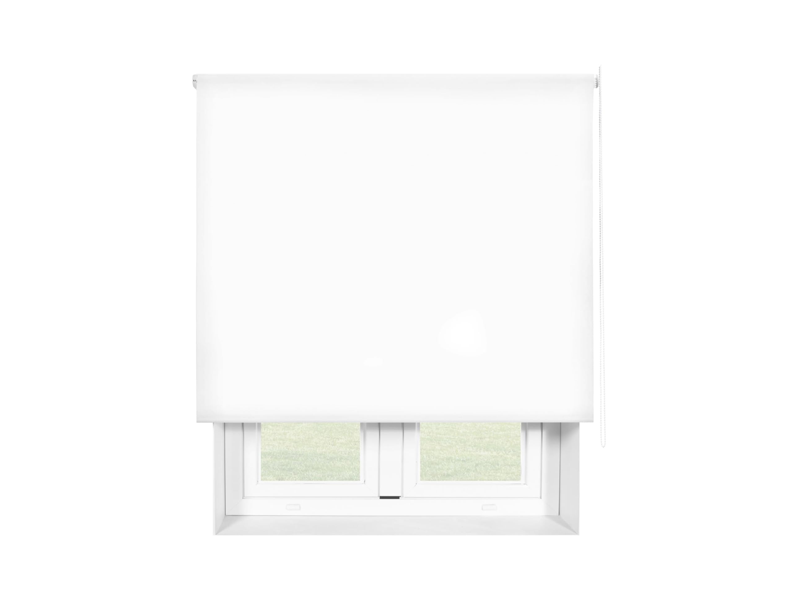 PUR LINE | Estor Enrollable Tamaño 170x250 cm Ancho x Alto Regulación de Luz - Estor Translúcido Tamaño Tela 167x245 cm Color Blanco Instalación Pared o Techo