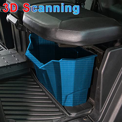 CPOWACE Driver Underseat Storage Bin Compatible with Can Am Defender, Removable Under Seat Storage Box Compatible with HD5/HD8/Max HD8/HD10/Max HD10 2016-2024,Replace #715003399