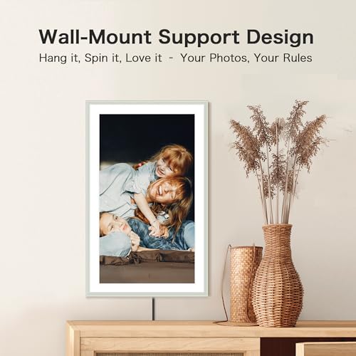 Image of Digital Picture Frame, 15.6 Inch Frameo Digital Frame WiFi Large Display