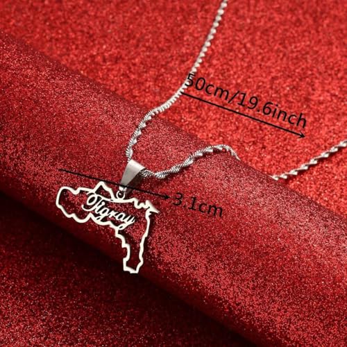 Tigray Map Necklace4