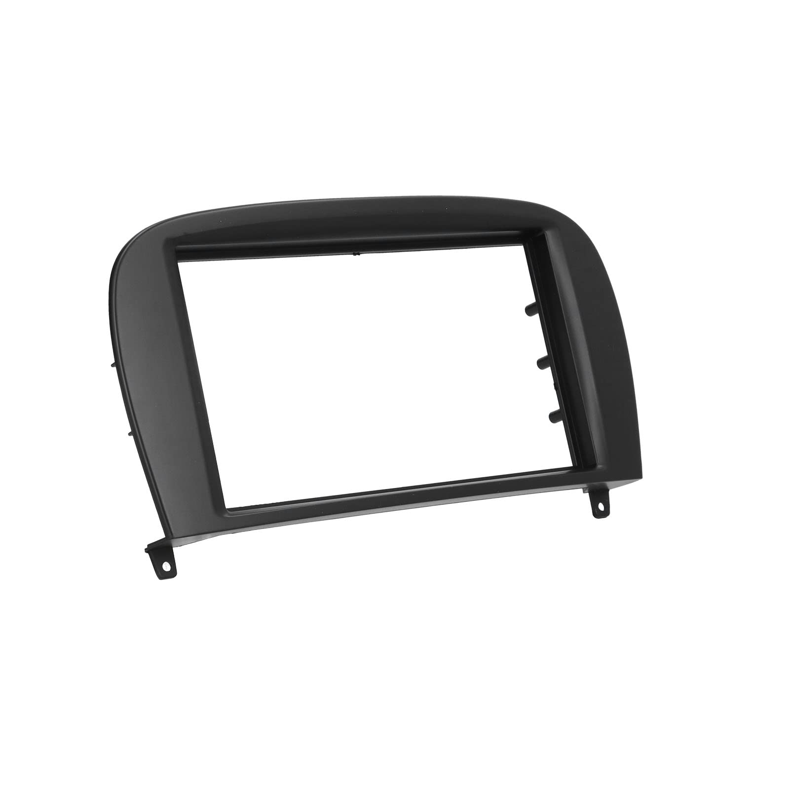ABS 2Din Radio estéreo Fascia Panel de navegación DVD Montaje en marco Instalación Embellecedor Bisel Interior 190x110 mm 7,5x4,3 pulgadas Exterior 260x130 mm para SL Clase R230 G