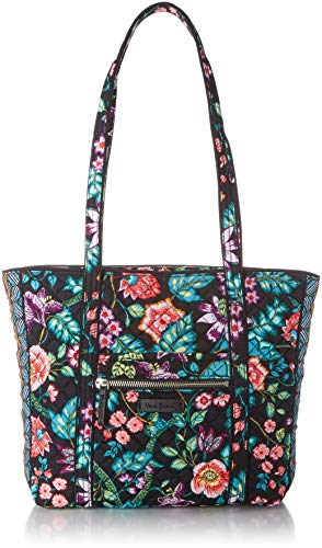 Vera Bradley Signature Cotton Small Vera Tote Bag, Vines Floral