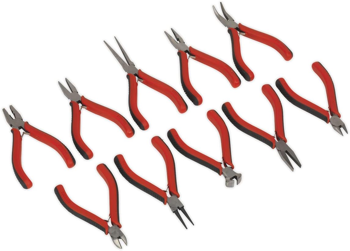 Sealey Ak8578 Mini Pliers Set 10Pc