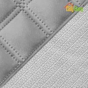 Easy going sofa slipcover loveseat cover waterproof couch cover washable sofa cover for 2 cushion couch non slip fabric furniture protector with pocket for pets kids dog cat loveseat grey medium  urban country home decor