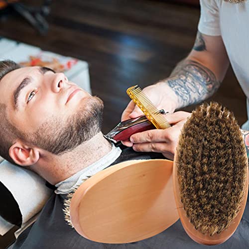 Beard Care Kit For Men Boar Bristle Beard Brush Made Of Solid Wood With 100% First-Cut Boar Hair Firm Bristles To Tame And Soften Facial Hair #TOP5