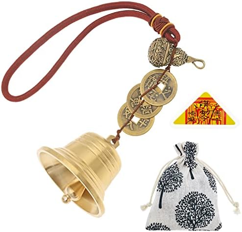 Aazon.co: LIKAGI Vintage Hanging Bell For Door Knob, Sall Brass Bell For Hoe, Christas