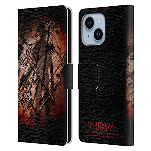 A Nightmare on Elm Street coque portefeuille cuir iPhone 14 Plus Freddy