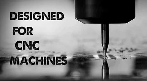 Miniatura 3 de Amana Tool 51515 SC Spiral O Single Flauta de corte de plástico 116 D x 14 CH x 18 SHK x 2 pulgadas de largo corte descendente CNC Router Bit con