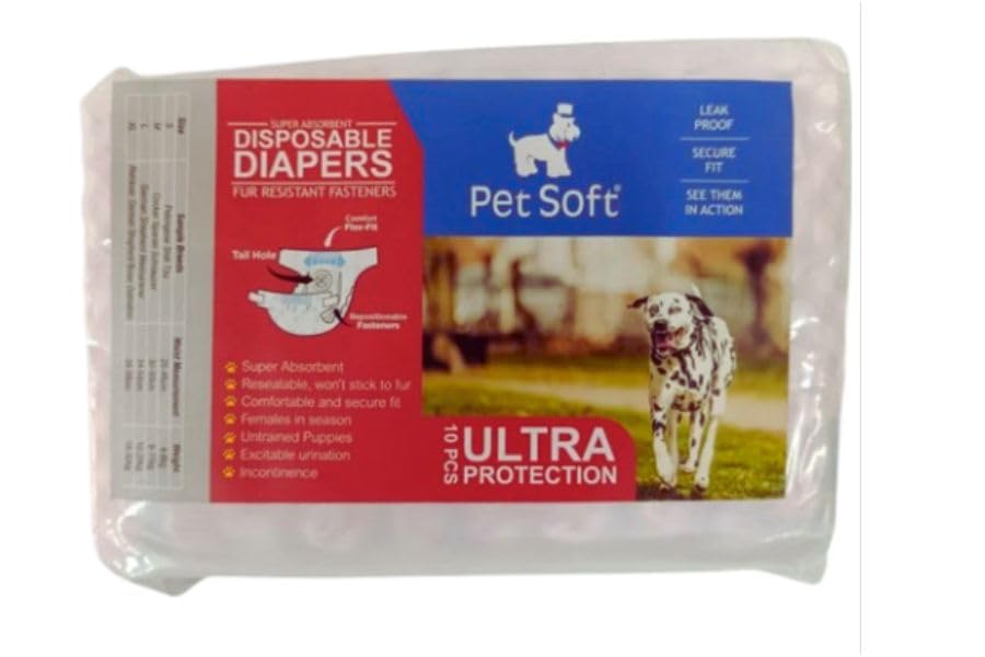 BohoBark Leak Proof Waterproof Cat Dog Diapers Female Washable Reusable Absorbent Pad Padding Lined for Small Medium Large Pets Small Size (B0CD41KDQL) Amazon Price History, Amazon Price Tracker