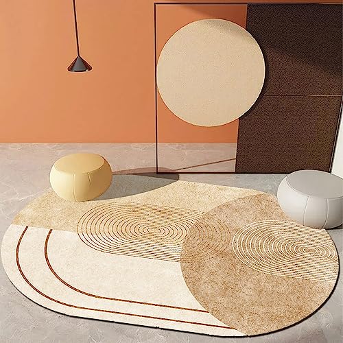 Tapis géométrique lavable tapis de sol intérieur poils courts salon