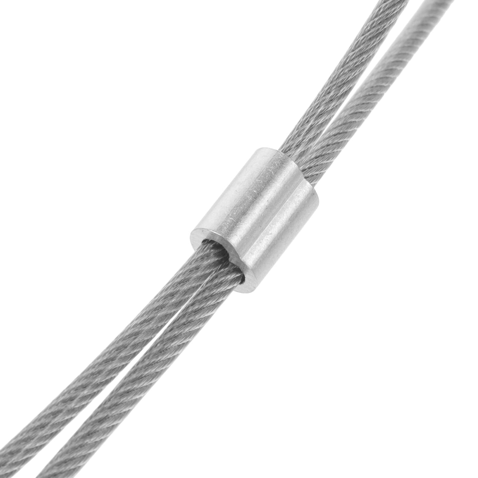 Happyyami Filet de basket-ball d'extérieur - Corde de rechange en fil d'acier pour cerceau de fixation