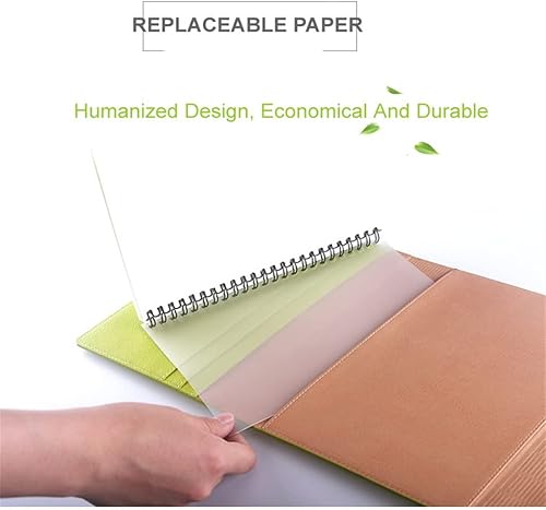 Miniatura 6 de TREXD - Agenda de oficina A5, cuaderno de hojas sueltas para la escuela, oficina, suministros de papelería, organizador de agenda (color A, tamaño
