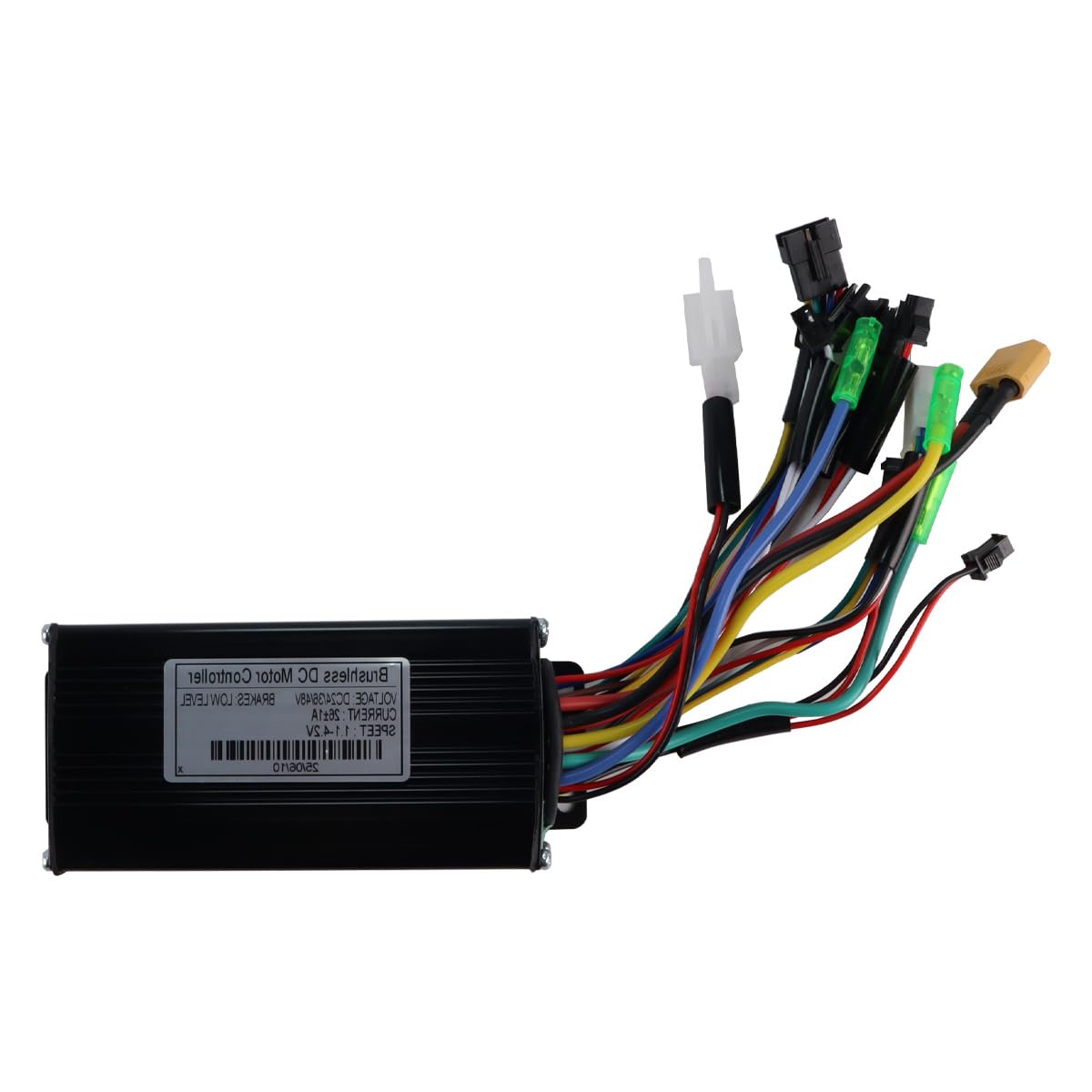 Regolatore Intelligente a Onda Sinusoidale a 3 modalità con Abbinamento Automatico del Motore 24V 36V 48V Senza Spazzole, Adatto per Motori da 500 W.