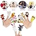 22 pcs Plush Animals Finger Puppet Toys - Mini Plush Figures Toy Assortment for Kids, Soft Hands Finger Puppets Game for Autistic Children, Great Family Parents Talking Story Set