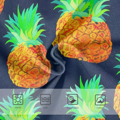 Joisal Pineapples Dark Blue Toddler Girls Underwear 2t Cotton Little Girl Panties Funny Kids Undies Briefs3