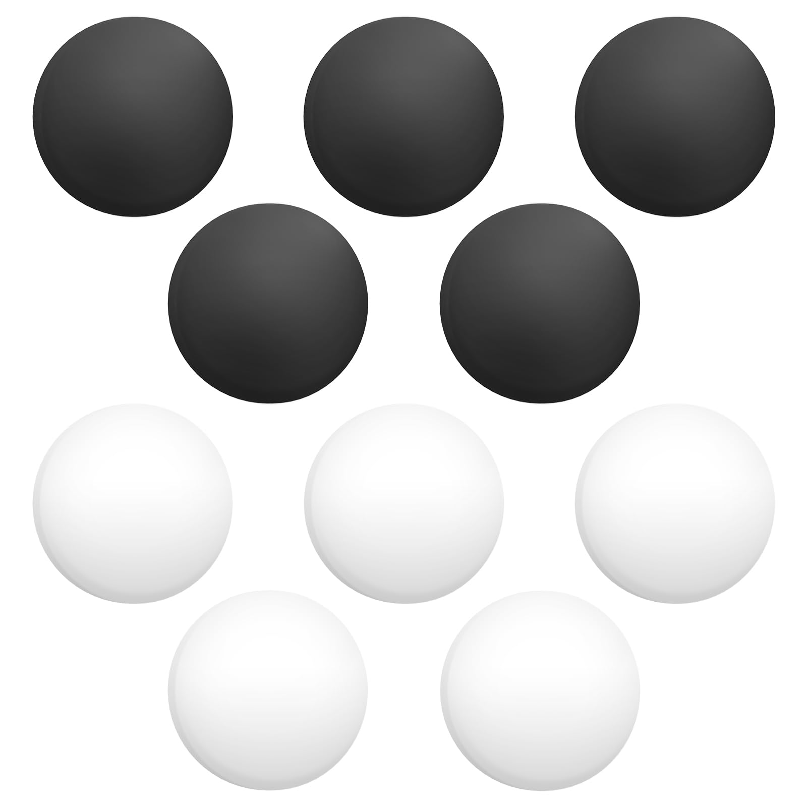 Türstopper Wand selbstklebend 5 Schwarz + 5 Weiß, Der Türgriff - Antikollisionsaufkleber kann als verwendet werden, türstopper wand - wandschutz türklinke - wandpuffer - türpuffer (10 Stück）