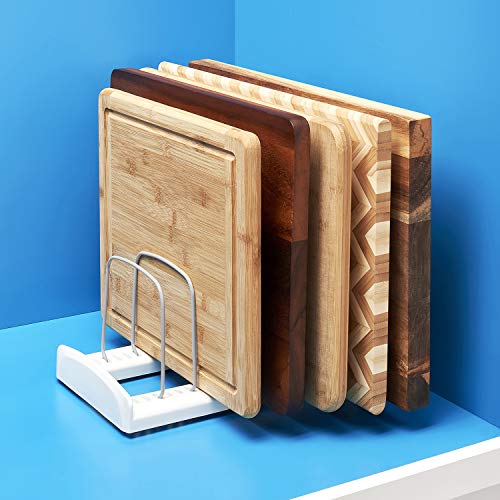 Youcopia Storemore Adjustable Bakeware Rack, Cookie Sheet Baking Pan And Tray Organizer For Kitchen Cabinet And Pantry Storage, Standard, White #TOP4