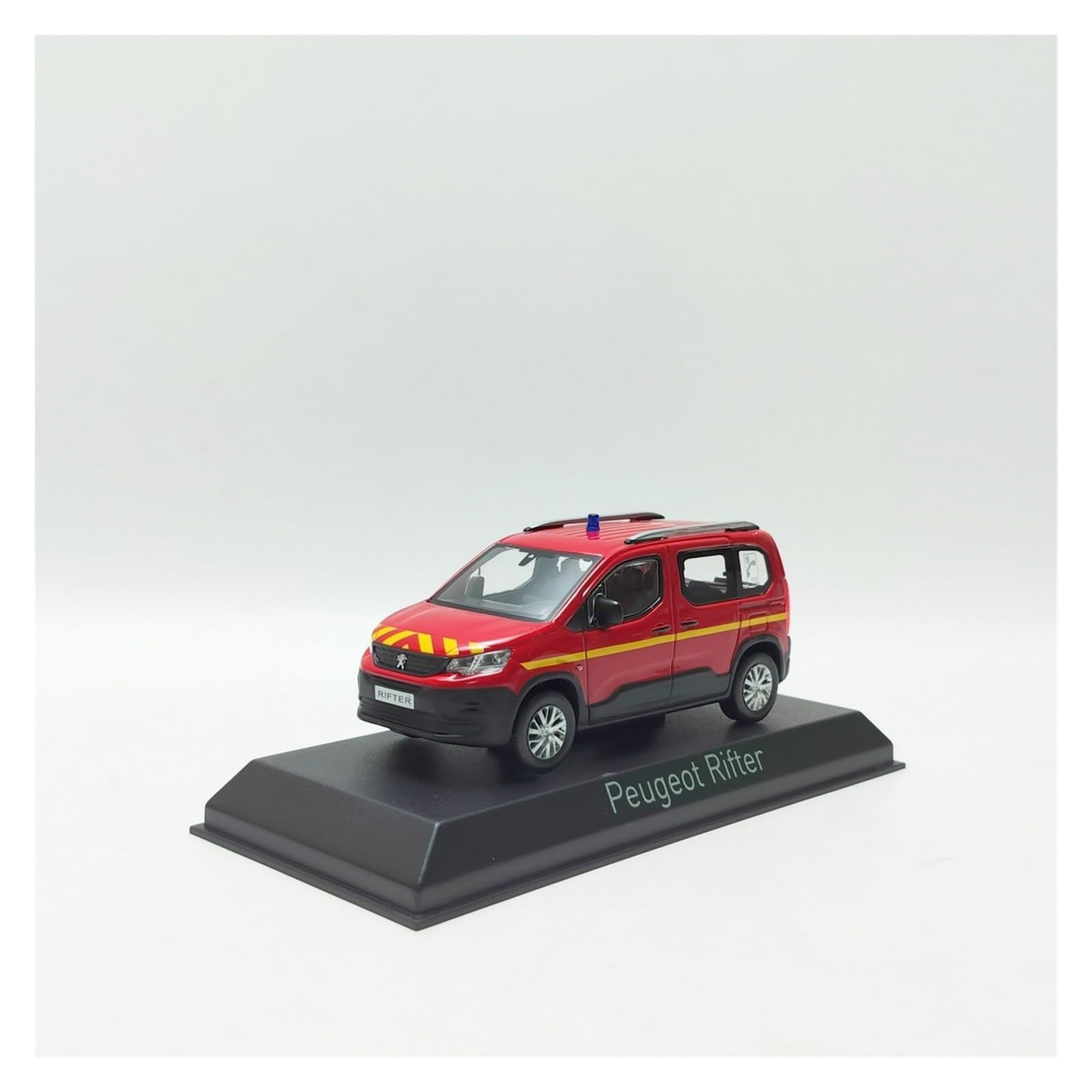 Modello Auto Metallo Scala Replica 1 43 ​​​​per Peugeot Rifter 2019 Modello Di Camion Dei Pompieri In Lega Espositore Da Collezione Souvenir Hobby Veicoli Giochi Set