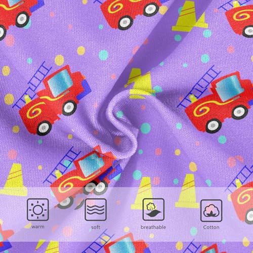 Little Girl Underwear Toddler Panties Kids Undies Vehicle Trucks Soft Cotton Briefs 2T-8Y3