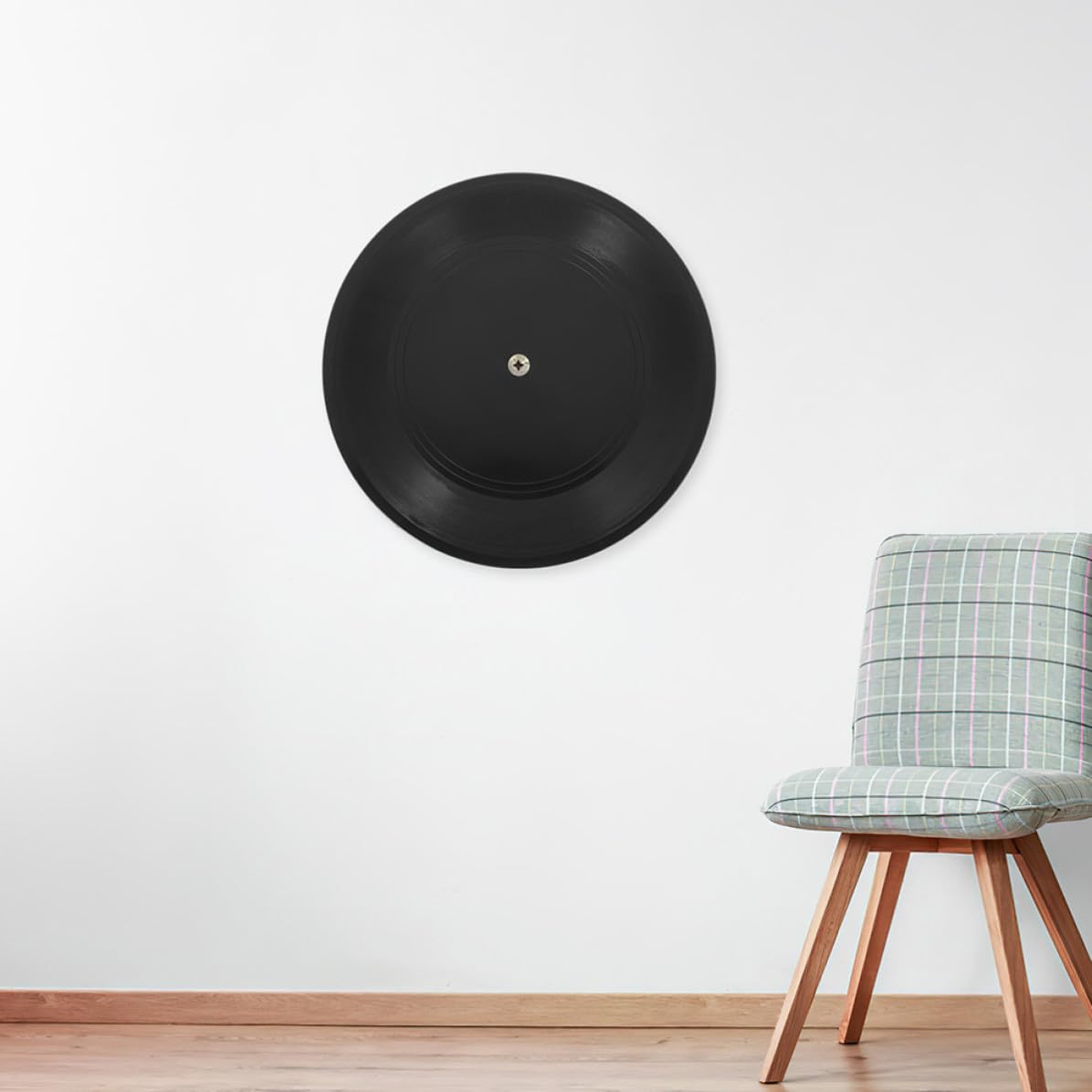 Toddmomy 10 Discos de Vinilo E Indie Estética de Plástico Negros Retro Fácil Instalación para Decoración de Pared para Decoración Musical y Habitación