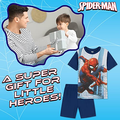 Marvel Boys Pyjamas Superhero Kids Short PJs2