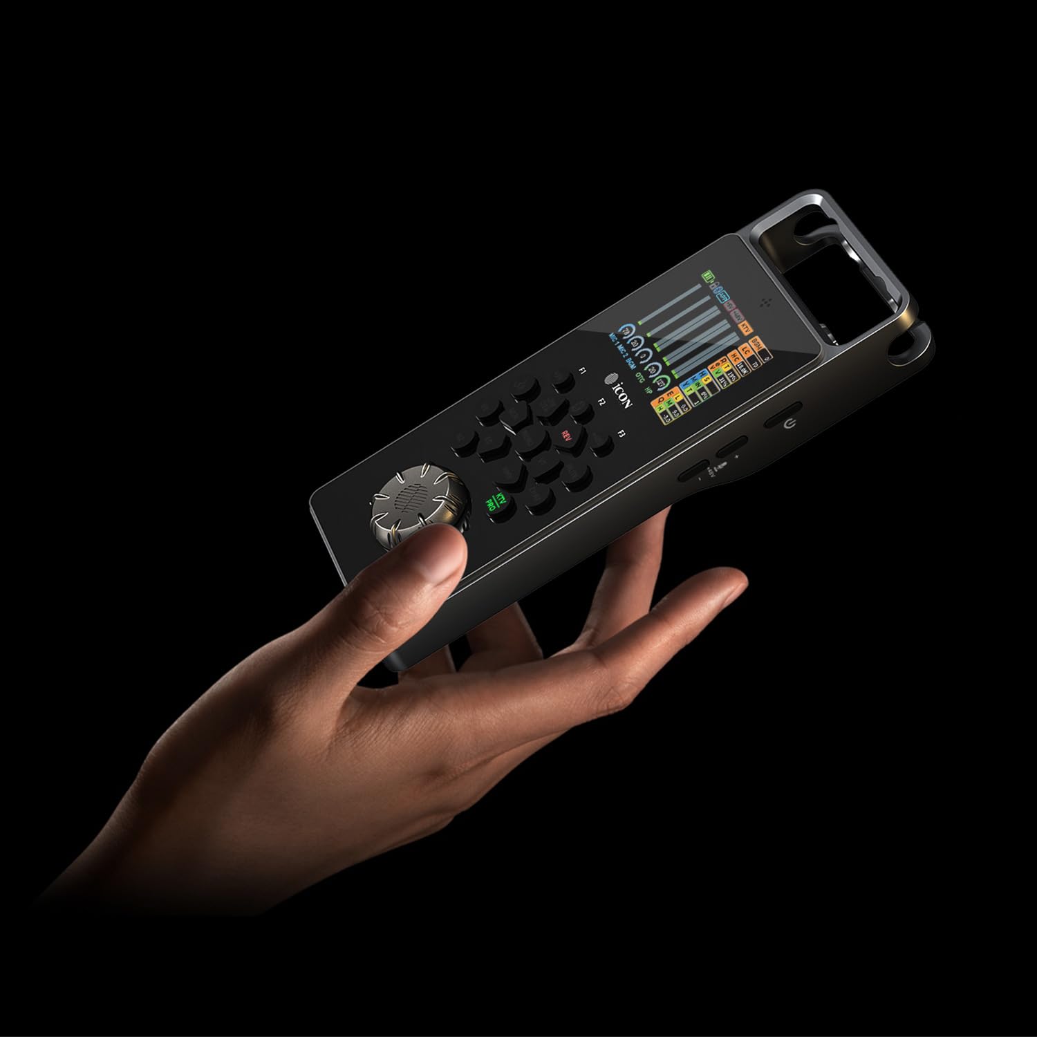 Icon Pro Audio GoLive Pro tragbares DSP Audio Interface für Live‑Streaming & Performance mit 24‑Bit 48kHz