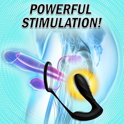 Under Control Vibrador y correa de silicona para próstata con control remoto 1 Unidad 230 g