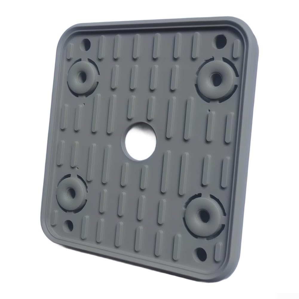 5 ventosas de goma para centros de mecanizado CNC 140 x 130 x 17 mm, resistentes al desgaste con tiras antideslizantes y amortiguación de 4 orificios para máquinas de carpintería